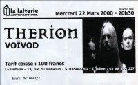 Voivod /threion 22/03/00 Strasbourg